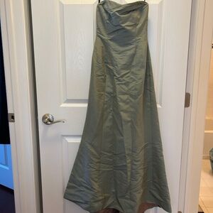 bebe strapless fishtail gown - Size 2